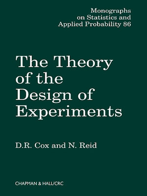 cover image of The Theory of the Design of Experiments